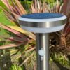 Nero solar post light