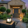 Solar Pillar Box Light